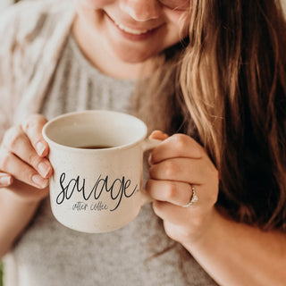 Savage After Coffee Mug