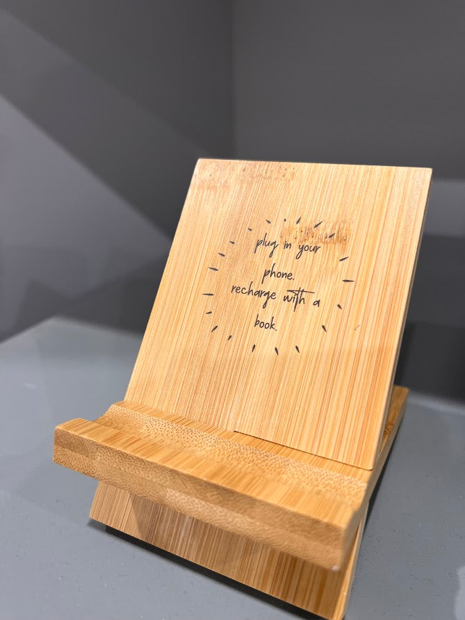 Portable Bamboo Cell Phone Stand Jen Hatmaker